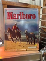 Vintage Metal Marlboro Sign