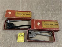 Vintage Butcher Saw Punches