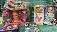 1 LOT ASSORTED TOYS INCLUDING BARBIE HAIR STYLIST