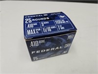 410 25 Rounds of Gun Ammo