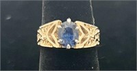 14KT Gold and Sapphire Ring