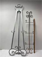 Picture easel & stand- 44 & 53” tall