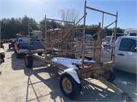 Scaffolding and Trailer