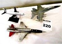 3 Model Airplanes