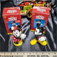 Mickey & Minnie Figurines in Original Boxes