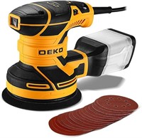 DEKOPRO Random Orbit Sander 2.5A with 16Pcs