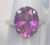 Vintage Sterling Pink Tourmaline Ring
Beautiful