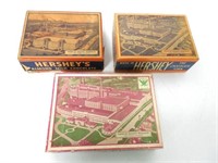 Lot of 3,Hershey Choc and Almond Choc boxes