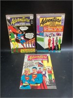 Adventure Comics 345,346 & 350,Grade 2.0
