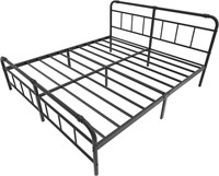 14" Queen Bed Frame w/ Headboard and Footboard