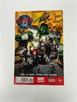 Autograph COA Secret Avengers #7 Comics