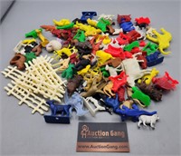 Assortment of Plastic Animals