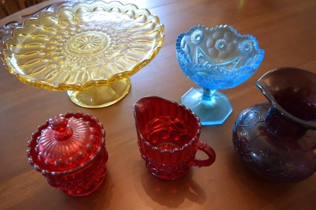 Misc Colored Glassware