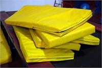 Yellow Vinyl Protective Mats, 24"x72"x4"