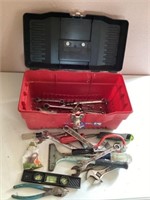 Toolbox with tools