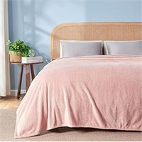 NEWCOSPLAY Super Soft Queen Blanket Dusty Pink Pre