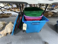 Stack of Sterlite Storage Containers w/Lids