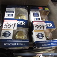 2 - WEISER DEADBOLT SETS