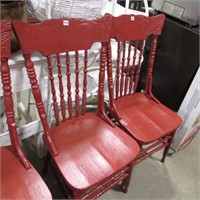 5 - PRESSED BACK CHAIRS