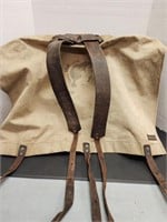 Vintage Portage Pack Co. Canvas & leather bag.