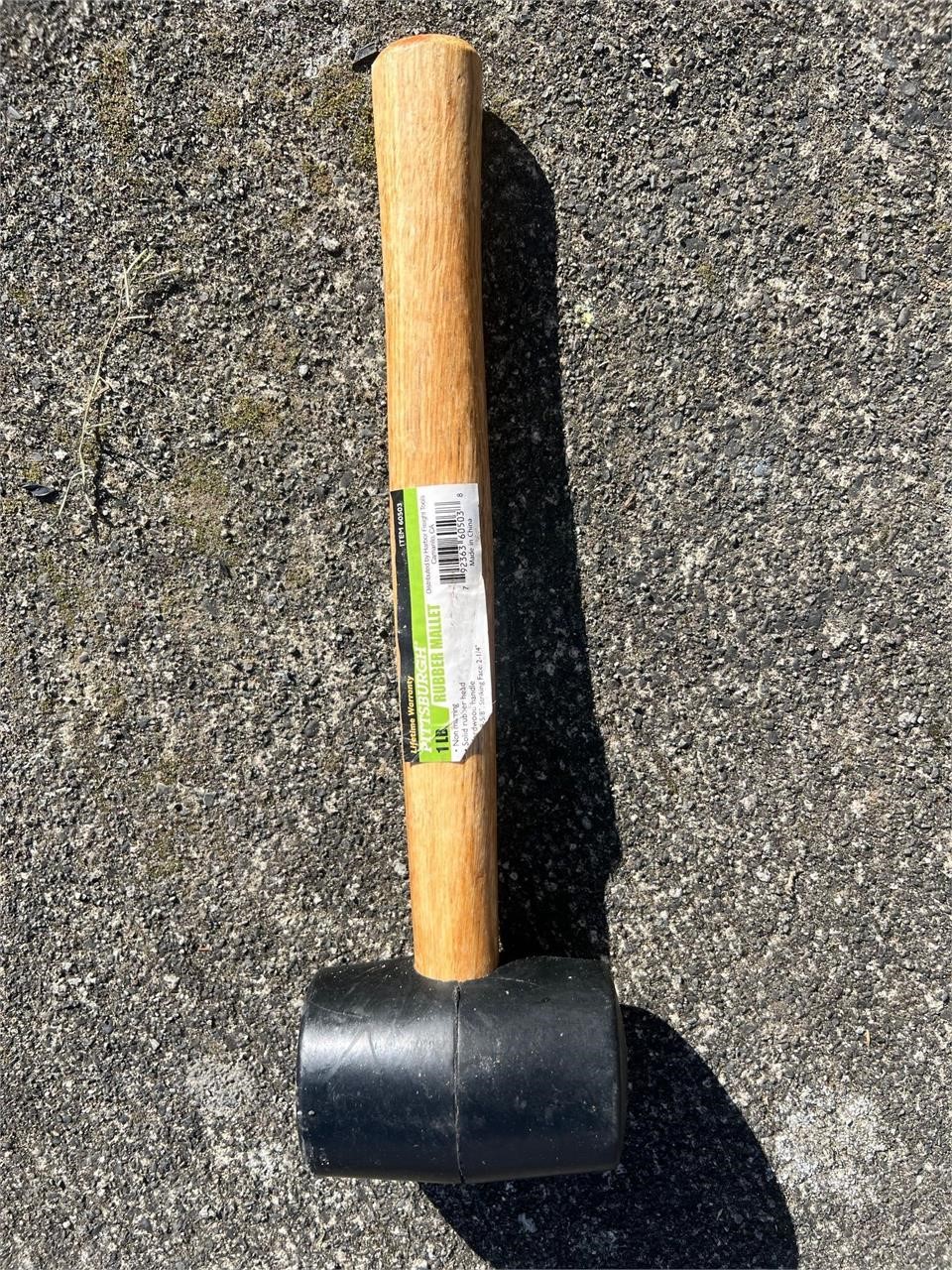 PITTSBURGH RUBBER MALLET - new