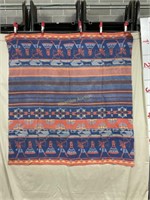 Southwestern style blanket  (63.5X60)