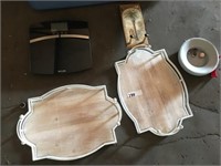 (2) Serving Trays ~ Scales & Hook