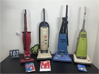 Vacuums, Newer to Vintage Lot of 4 - WORKING