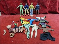 1970's Mego Assorted figures & accessories.