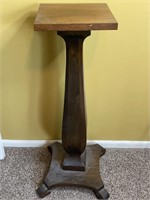 Wooden Plant Stand Oak 24" Tall