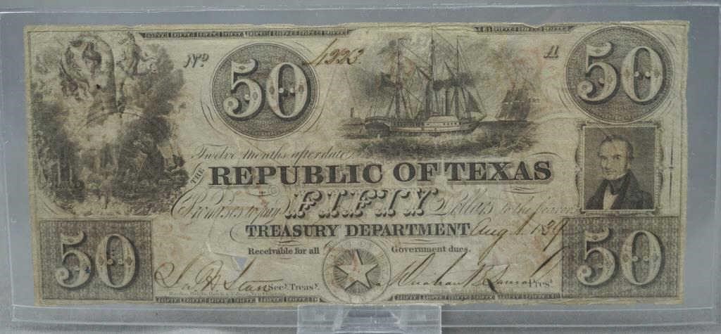 Republic of Texas $50