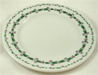 RR CHINA NORTHERN PACIFIC GARNET LUNCHEON PLATE