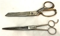 2 pairs of Shapleigh Hardware Diamond Edge scissor