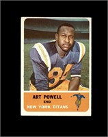 1962 Fleer #60 Art Powell EX to EX-MT+