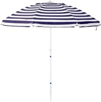 Jearey 7.5ft Beach Umbrella Uv 50+ Outdoor