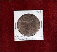 CALGARY STAMPEDE 1963 SOUVENIR $1 COIN