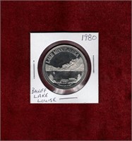 BANFF LAKE LOUISE 1980 SOUVENIR $1 COIN