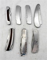 (7) Vintage Folding Pocket Knives