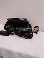 Panasonic camcorder with case