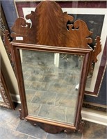 Vintage Chippendale Mahogany Wall Mirror