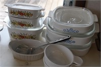 Large lot of Corning Ware Items