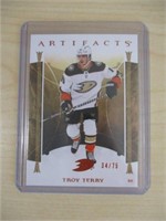 Troy Terry 34/75, Artifacts 22-23.