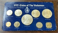 1970 FRANKLIN MINT BAHAMAS COIN SET - 4 OF THE CO