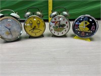 Windup Alarm Clocks, Care Bears, PAC-Man Keebler