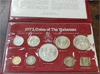 1972 FRANKLIN MINT BAHAMAS COIN SET - 4 OF THE CO