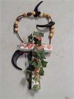 Floral Cross & Necklace