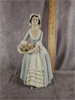 ROYAL DOULTON SWEET VIOLETS HN 3175 FIGURINE 1987