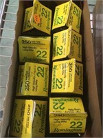 8 boxes of “Remington”  22 ammo