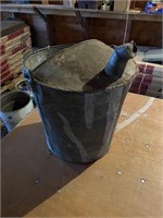 vintage pail – oil