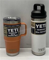 Lot of 2 Yeti Rambler Bottle/Travel Mug - NEW